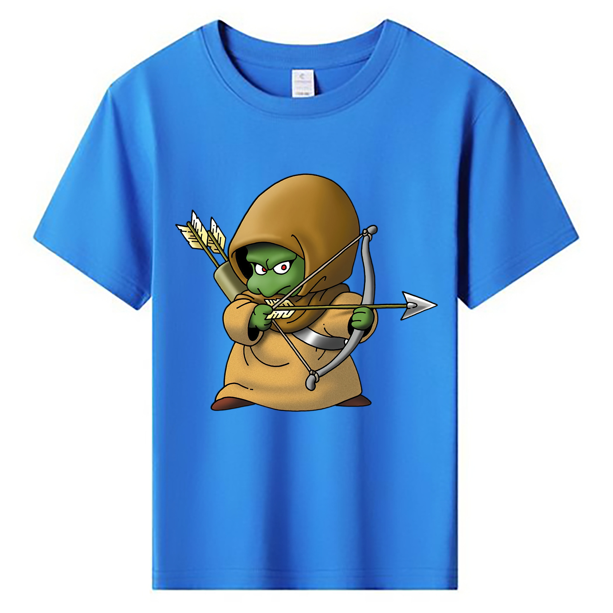 （画像用） ドラゴンクエスト Doragon Kuesuto Dragon Quest 綿100％キッズTシャツ（フロントプリント）